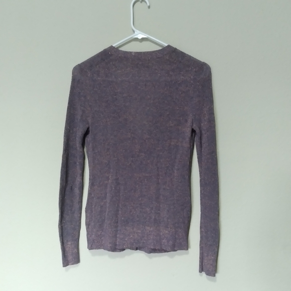 Banana Republic V Neck Purple Cardigan, sz XS - Picture 7 of 7